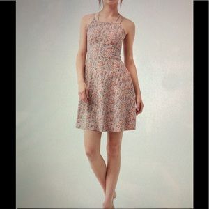 Pact Fit & Flare Strappy Floral Dress